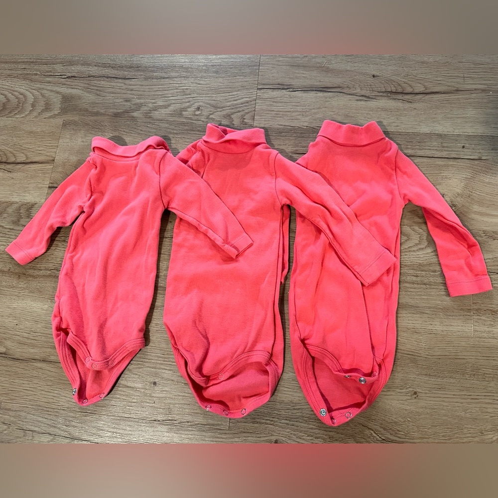 Matching Petit Bateau onesies
